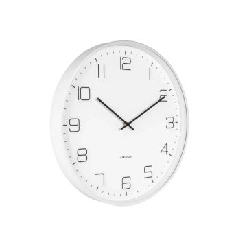Karlsson Lofty Wandklok | Ø40cm | Wit