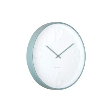 Karlsson Ayuno Wandklok | Ø40cm | Misty blauw