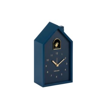 Karlsson Modern Cuckoo Koekoeksklok | 11.5x20x6cm | Dark blauw
