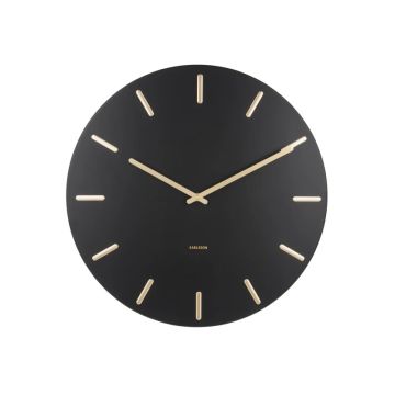 Karlsson Charm Wandklok | Ø45cm | Zwart