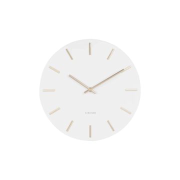 Karlsson Charm Wandklok | Ø30cm | Wit