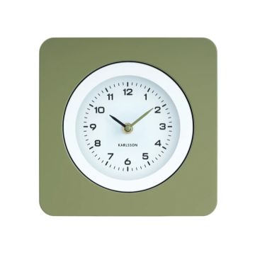 Karlsson New Vintage Wandklok | Ø22cm | Army groen