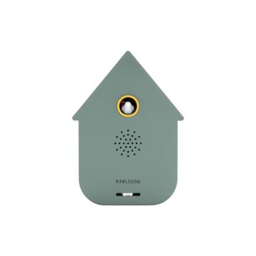 Karlsson Modern Cuckoo Tafelklok | Ø12cm | Jungle groen