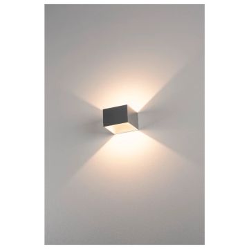 SLV LED Wandlamp | 11W 2000K 690lm 920 | IP20 Dimbaar Wit | LOGS