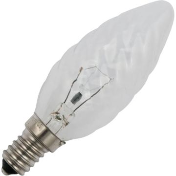 Schiefer E14 Gedraaide Kaars Gloeilamp | 40W 2700K 320lm 235V | Dimbaar