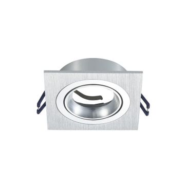 VNL GU10 Armatuur Pasiphae Kantelbaar Zilver 