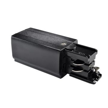 Powergear Onderdeel | 3-fasen rails Connector Links DALI 1 Circuit Zwart | PRO-D431 L-B