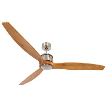 Beacon Lucci Air Airfusion Akmani DC Indoor Plafondventilator Geborsteld Chroom 152CM 210506
