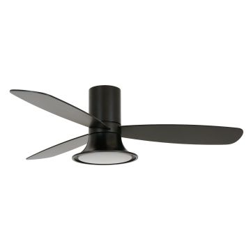 Beacon Lucci Air Flusso Indoor Plafondventilator 132CM Zwart (Incl. Verlichting) 210662