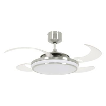 Beacon Fanaway Fanaway Evo 1 Led Indoor Plafondventilator 121CM Geborsteld Chroom (Incl. Verlichting)