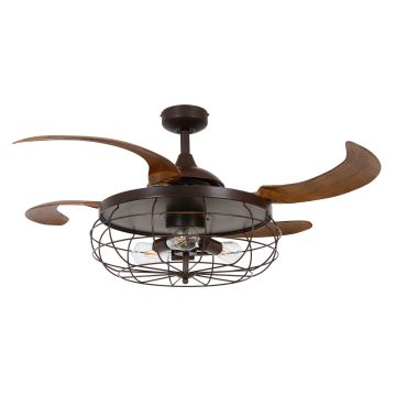 Beacon Fanaway Fanaway Industri Indoor Plafondventilator 121CM Brons (Incl. Verlichting)