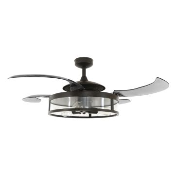 Beacon Fanaway Fanaway Classic Indoor Plafondventilator 122CM Antiek Zwart (Incl. Verlichting)