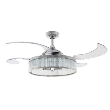 Beacon Fanaway Fanaway Corbelle Indoor Plafondventilator 121CM Chroom (Incl. Verlichting) 212929