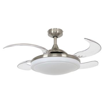 Beacon Fanaway Fanaway Evora Indoor Plafondventilator 91.5CM Geborsteld Chroom 212982