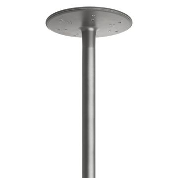Performance in Lighting LED Mastarmatuur | 24W 4000K 1674lm 740 | 90mm Antraciet IP65 Dimbaar