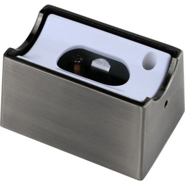 SPL | Lamphouder S14d metalen behuizing geborsteld Chroom