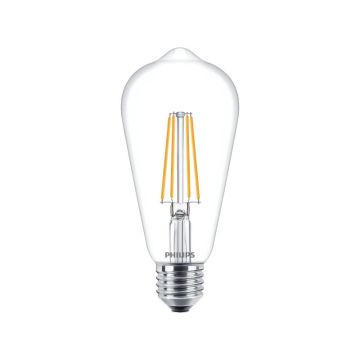 10x Philips E27 LED Edison Lamp | 7W 2700K 220V/240V 827 | 806lm