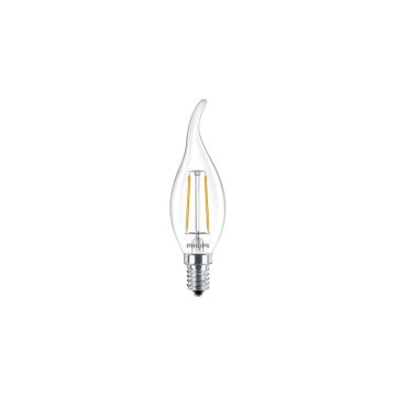 10x Philips E14 LED Kaarslamp | 2W 2700K 220V/240V 827 | 250lm