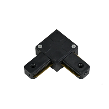 VNL 1-Fase Rail L-Vorm Connector Zwart 