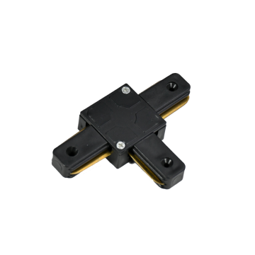 VNL 1-Fase Rail T-Vorm Connector Zwart 