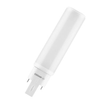 10x Osram G24q-1 Dulux LED Buislamp | 6W 3000K 220V/240V 830 600Lm | 120°