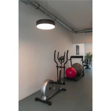 SLV LED Plafond- Wandlamp | 30W 3000K/4000K 2800lm 830/840 | IP20 DALI Dimbaar Zwart | MEDO