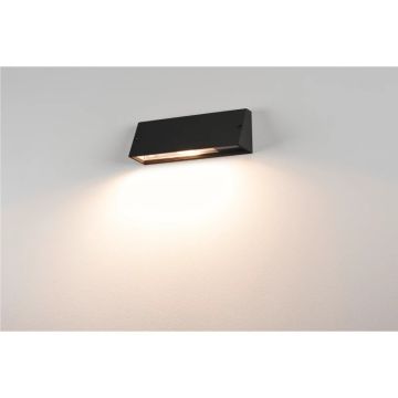 SLV LED Wandlamp | 1X E27 Max 15W  | IP65 Dimbaar Zwart | PEMA