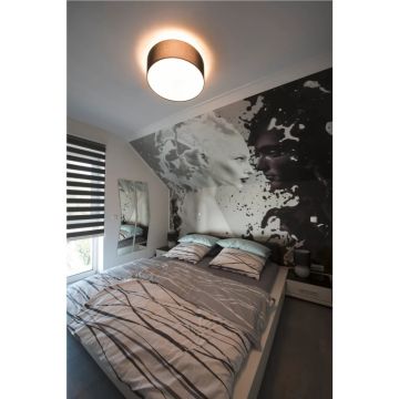 SLV LED Plafondlamp | 3X E27 Max 23W  | IP20 Dimbaar Zwart | TENORA