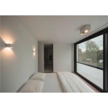 SLV LED Plafondlamp | 2X GU10 Max 75W  | IP20 Dimbaar Wit | KARDAMOD