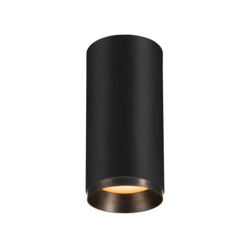 SLV LED Plafondlamp | 20W 2700K 1925lm 927 | IP20 DALI Dimbaar Zwart | NUMINOS