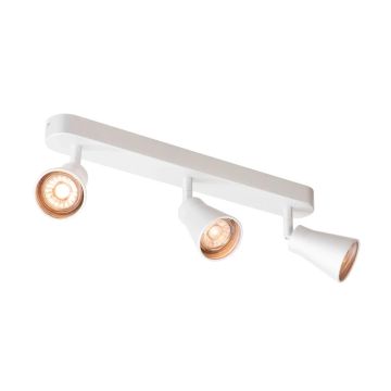 SLV LED Plafond- Wandlamp | 3X GU10 Max 50W  | IP20 Dimbaar Wit | AVO