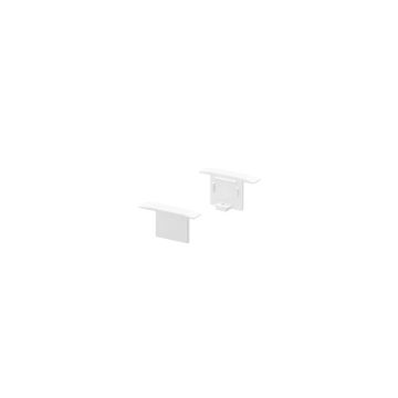 SLV Onderdeel | GRAZIA 10 inbouwprofiel eindkappen | 2 st. | wit