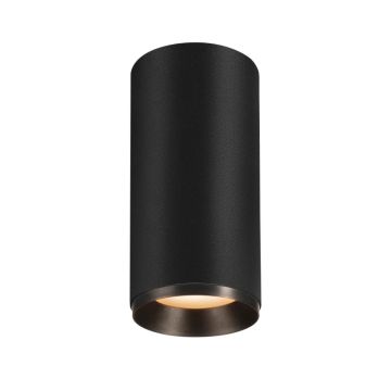 SLV LED Plafondlamp | 28W 3000K 2430lm 930 | IP20 DALI Dimbaar Zwart | NUMINOS