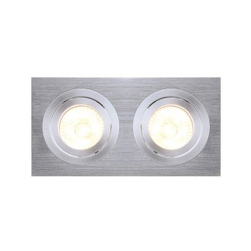 SLV LED Inbouwarmatuur Ømm | 2X GU10 Max 50W IP20 | Dimbaar | NEW TRIA