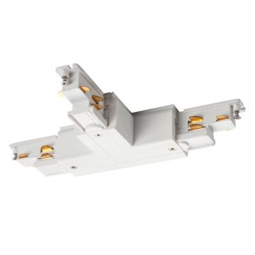 SLV Onderdeel | S-TRACK T-verbinder aarde buiten, links, DALI, PHASE, wit | S-TRACK SYSTEM