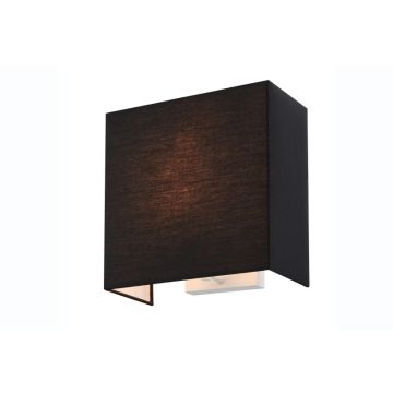SLV LED Wandlamp | 1X E27 Max 40W  | IP20 Dimbaar Zwart | ACCANTO