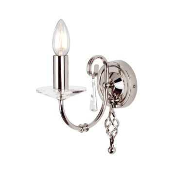Elstead Lighting LED Wandlamp Aegean | 1X E14 Max 60W | Polished Nickel