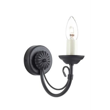 Elstead Lighting LED Wandlamp Chartwell | 1X E14 Max 60W | Black