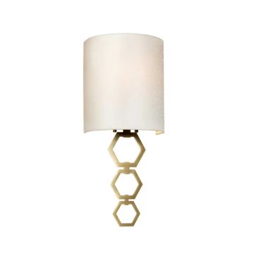 Elstead Lighting LED Wandlamp Clark | 1X E27 Max 60W | Aged Brass
