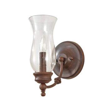 Feiss LED Wandlamp Pickering Lane | 1X E14 Max 40W | Heritage Bronze