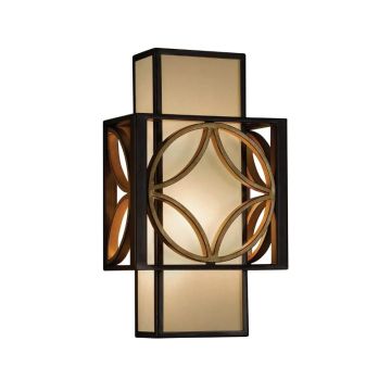 Feiss LED Wandlamp Remy | 1X E14 Max 40W | Heritage Bronze/Parissiene Gold