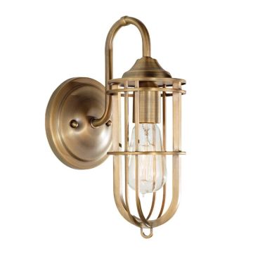 Feiss LED Wandlamp Urban Renewal | 1X E27 Max 60W | Dark Antique Brass