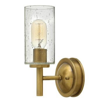 Hinkley LED Wandlamp Collier | 1X E27 Max 60W | Heritage Brass