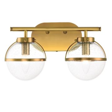 Hinkley LED Badkamerarmatuur Hollis | 2X E14 Max 40W | IP44 | Heritage Brass