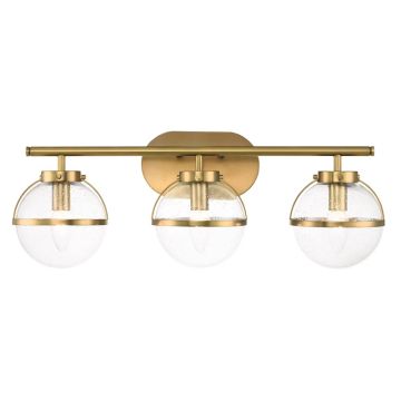 Hinkley LED Badkamerarmatuur Hollis | 3X E14 Max 40W | IP44 | Heritage Brass
