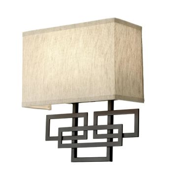 Hinkley LED Wandlamp Lanza | 2X E14 Max 40W | Oil Rubbed Bronze