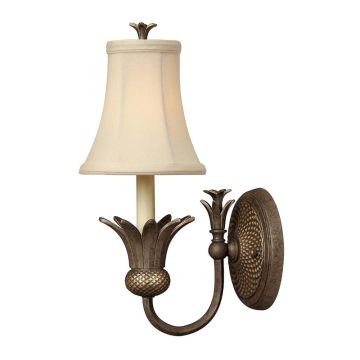 Hinkley LED Wandlamp Plantation | 1X E14 Max 40W | Pearl Bronze