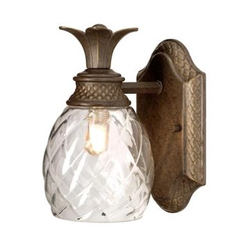 Hinkley LED Badkamerarmatuur Plantation | 3W 3000K 300Lm 830 | IP44 | Dimbaar | Pearl Bronze