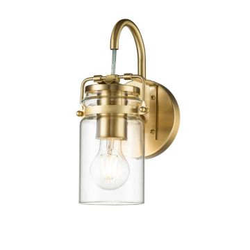 Kichler LED Wandlamp Brinley | 1X E27 Max 60W | Brushed Brass