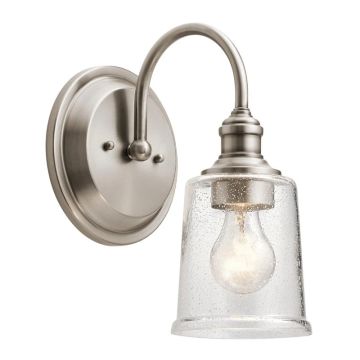 Kichler LED Wandlamp Waverly | 1X E27 Max 60W | Classic Pewter